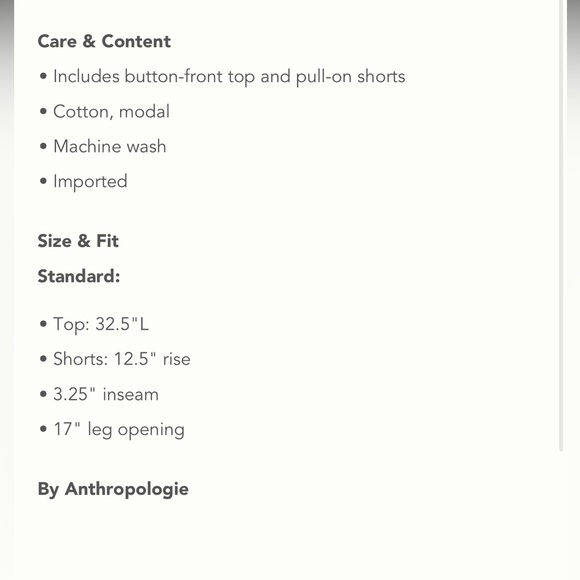 Anthropologie Olivia Wendel for Anthro Flannel Sleep Set size S NWT SOLD OUT - Picture 7 of 7